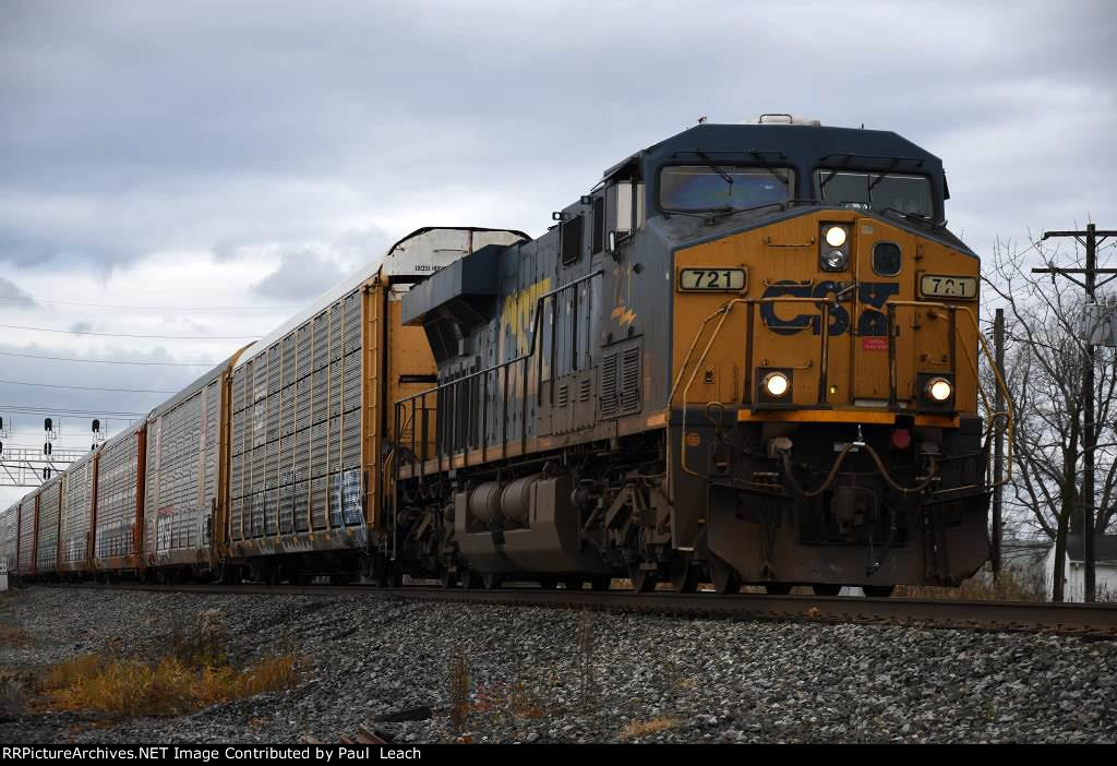 Vehicle train rolls east